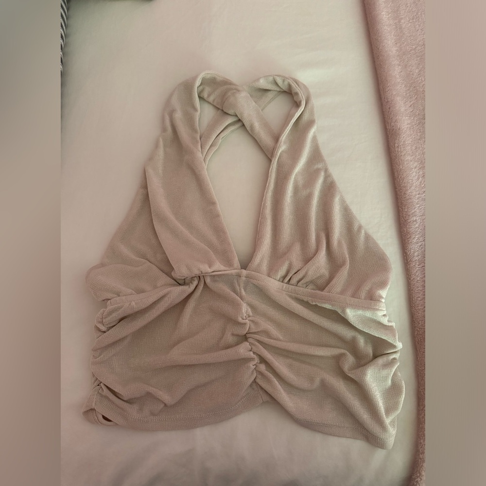 Champagne cross back top from Forever 21